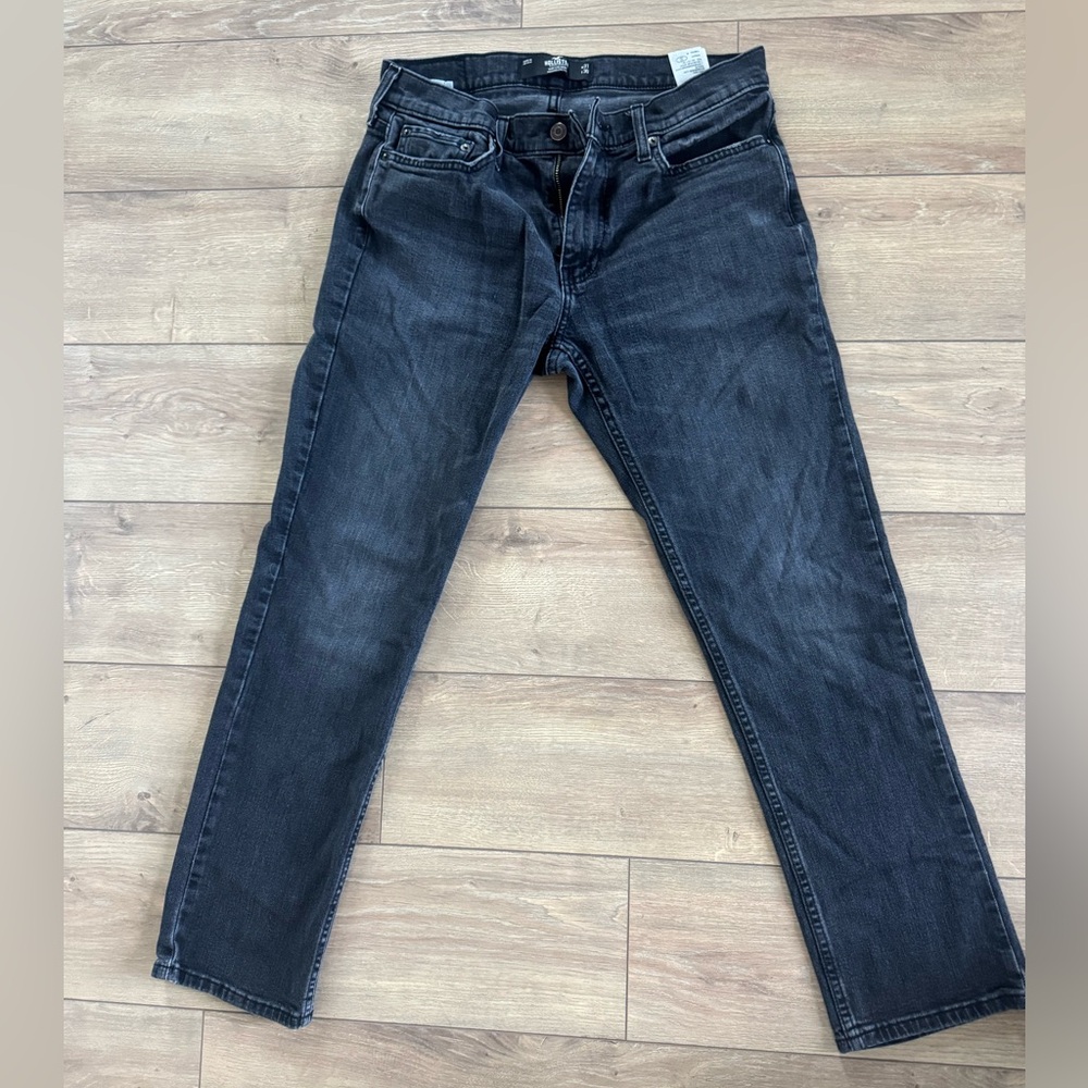 Hollister Men's Dark Gray Slim Jeans